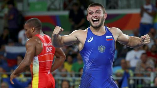 Russia's Greco-Roman Wrestling champion Davit Chakvedatze